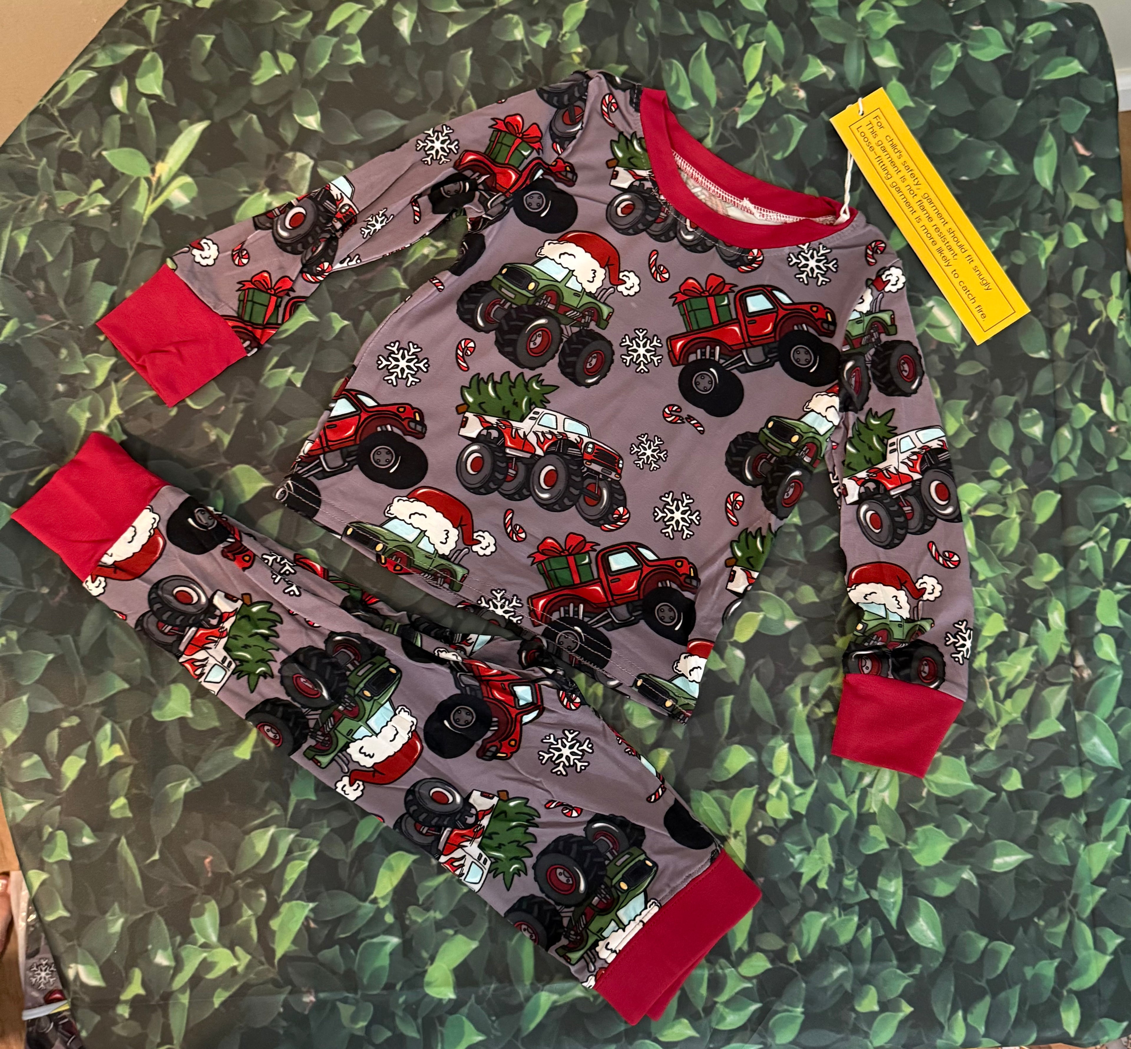 Monster Truck Christmas Two Piece